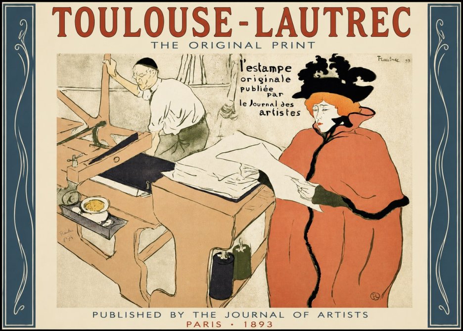 Toulouse-Lautrec L'estampe Originale No2 - Poszter