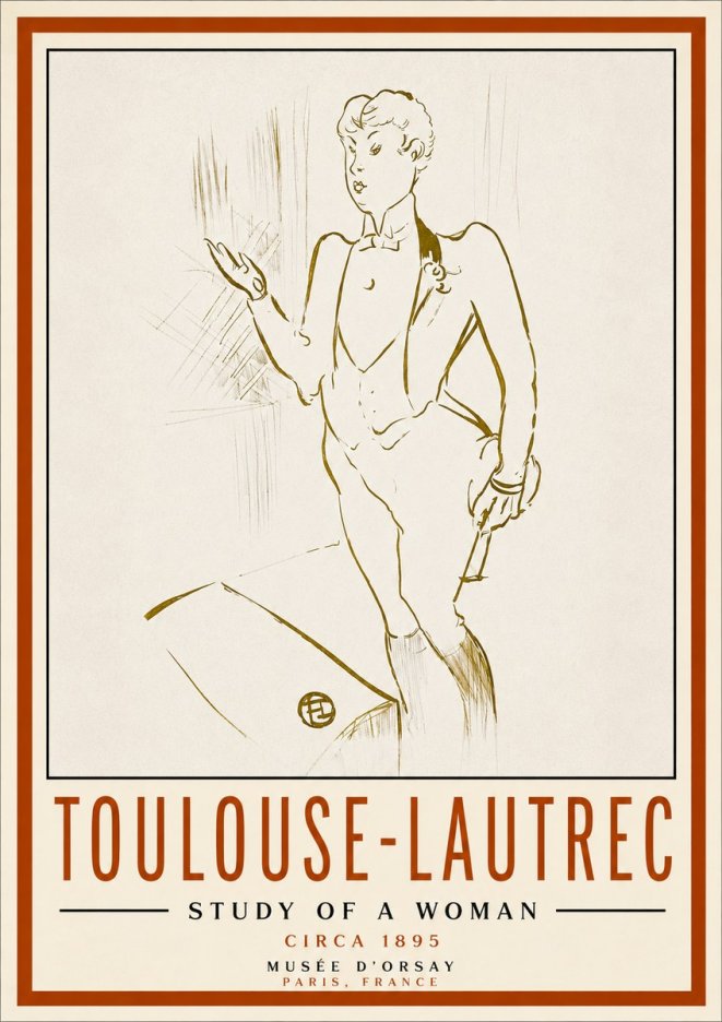 Toulouse-Lautrec The Poet of Parisian Life No6 - Poszter