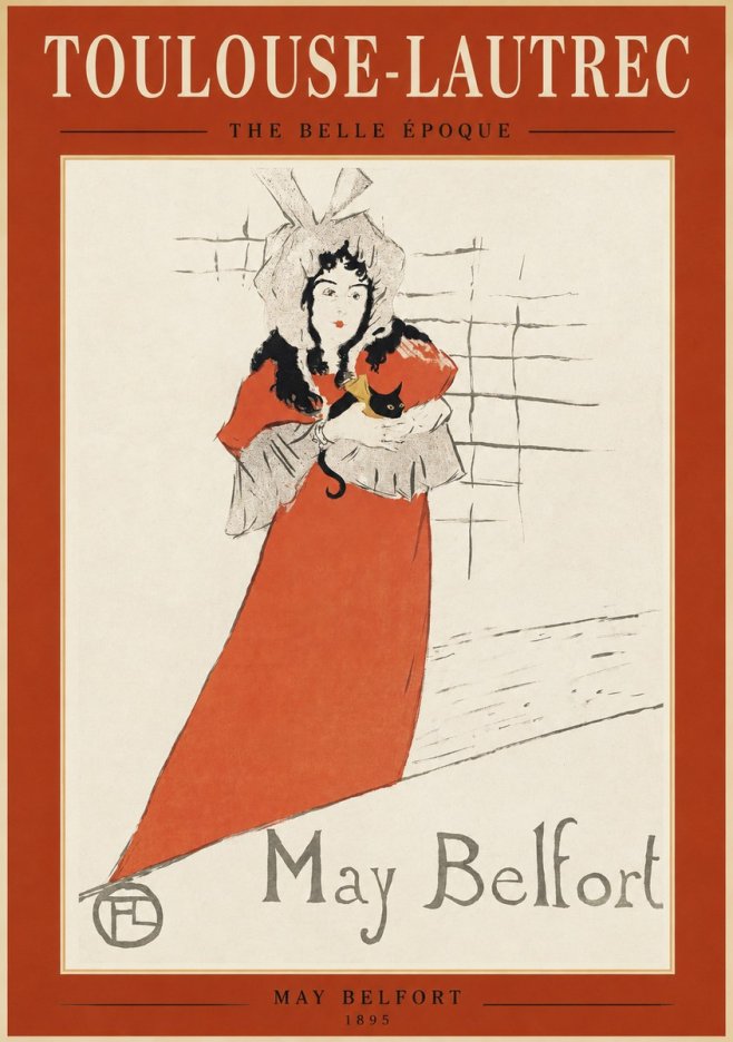 Toulouse-Lautrec May Belfort No1 - Poszter