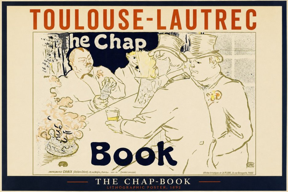 Toulouse-Lautrec The Chap-book No2 - Poszter