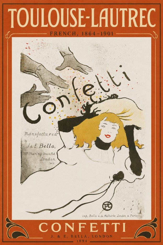 Toulouse-Lautrec Confetti No6 - Poszter