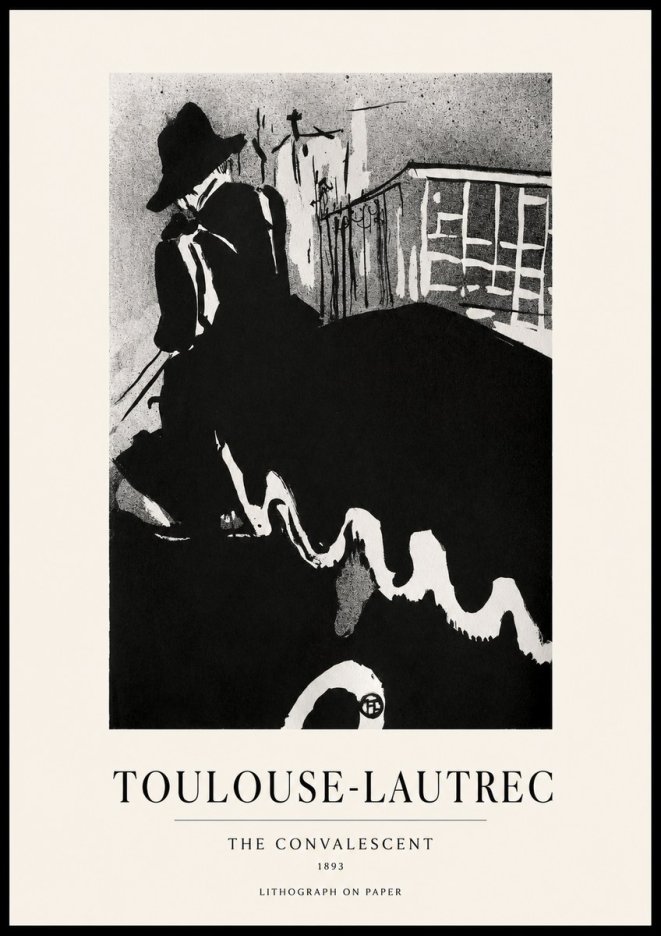 Toulouse-Lautrec The Convalescent No1 - Poszter