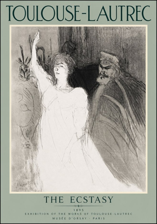 Toulouse-Lautrec The Ecstasy No3 - Poszter