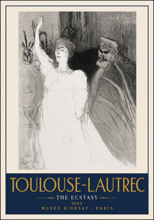 Toulouse-Lautrec The Ecstasy No4 - Poszter