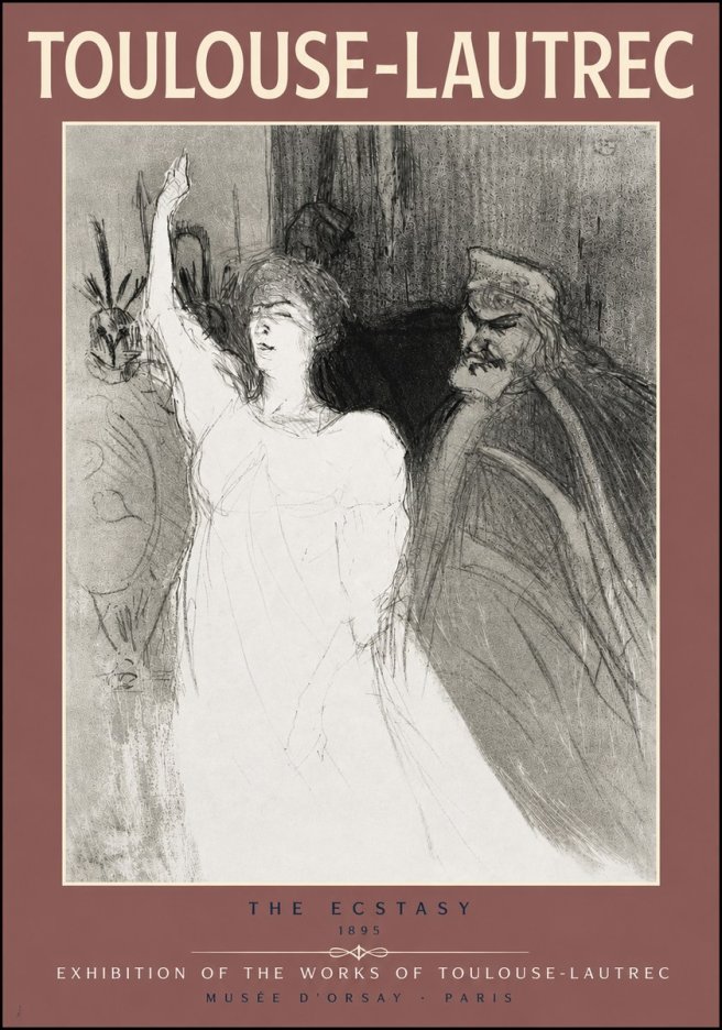Toulouse-Lautrec The Ecstasy No5 - Poszter