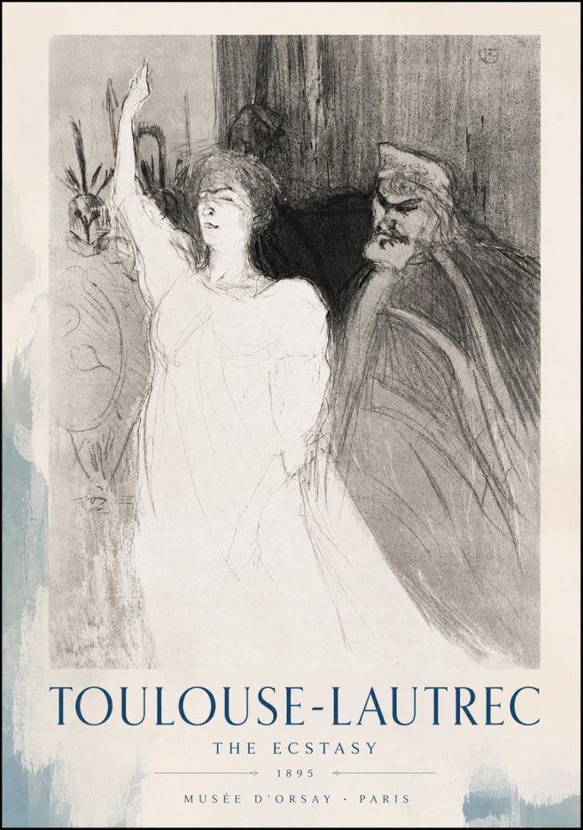 Toulouse-Lautrec The Ecstasy No6 - Poszter