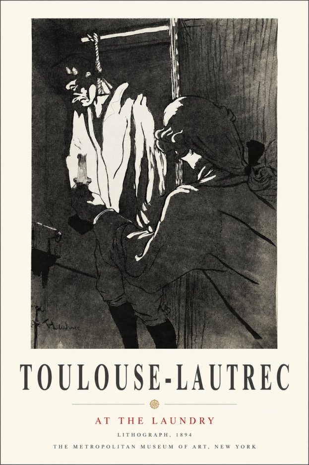 Toulouse-Lautrec At the Laundry No3 - Poszter
