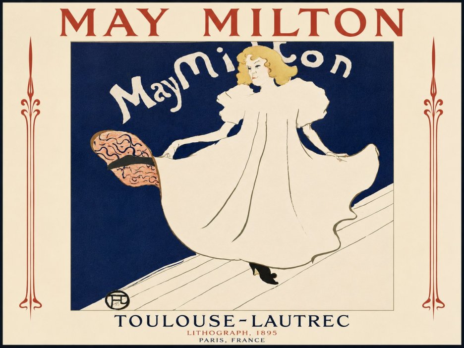 Toulouse-Lautrec May Milton No5 - Poszter