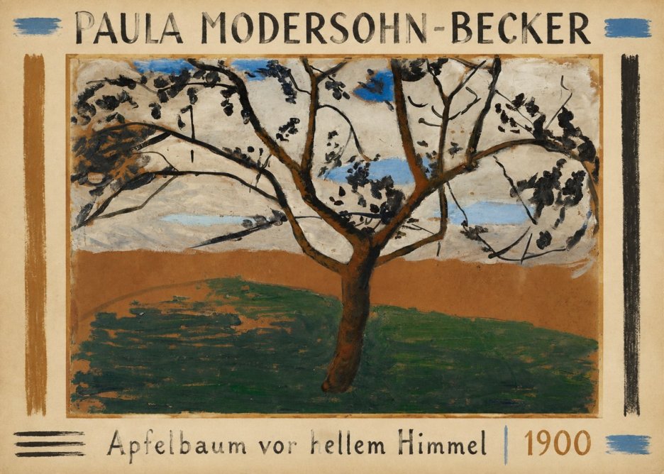 Paula Modersohn-Becker Apfelbaum Vor Hellem Himmel No1 - Poszter