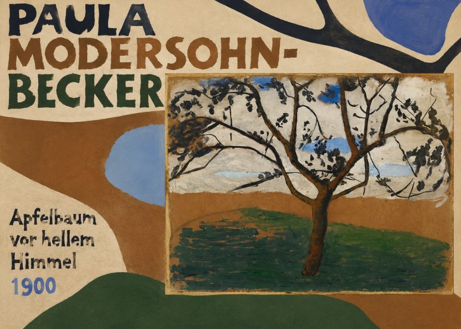 Paula Modersohn-Becker Apfelbaum Vor Hellem Himmel No6 - Poszter
