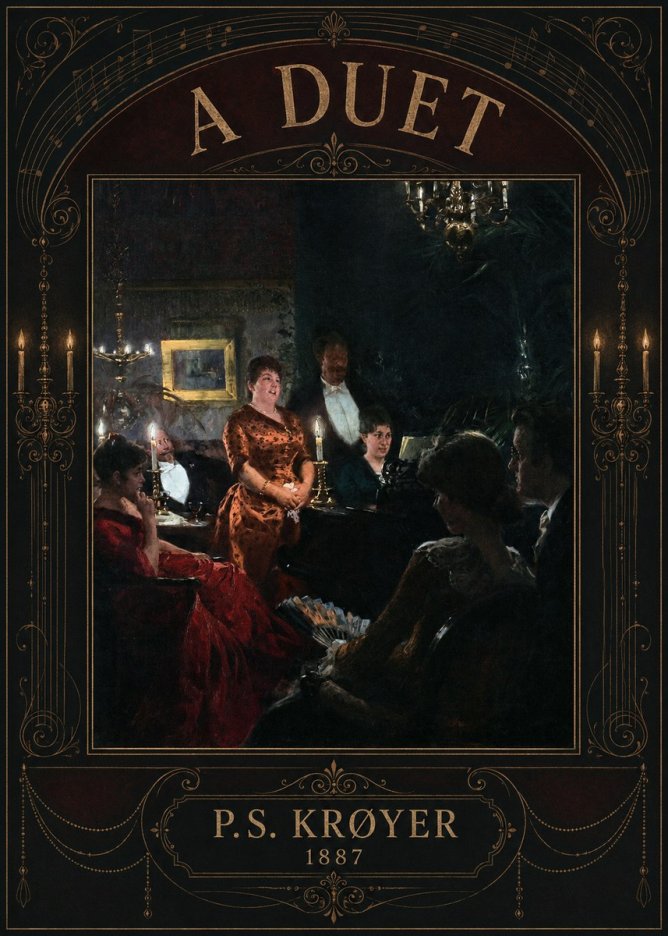 P.S. Krøyer A Duet No3 - Poszter