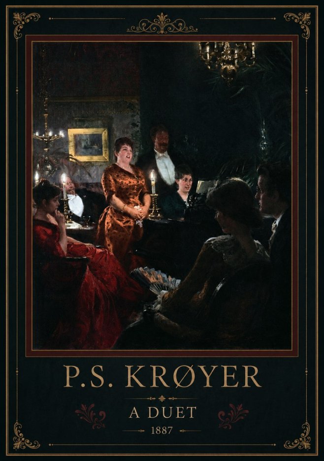 P.S. Krøyer A Duet No4 - Poszter