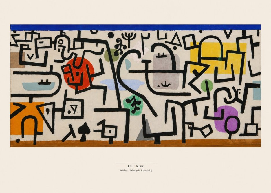 Paul Klee Reicher Hafen (Ein Reisebild) I No5 - Poszter