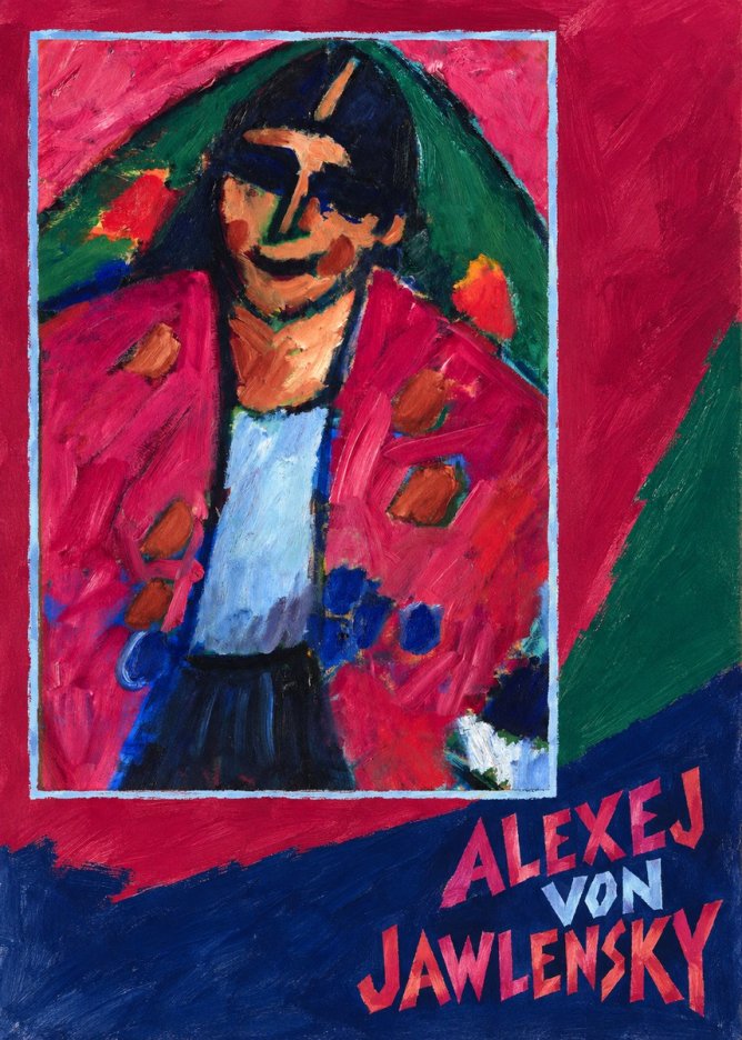 Alexej von Jawlensky Head of a Man No3 - Poszter