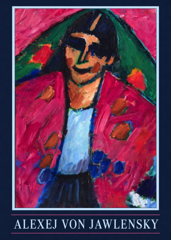Alexej von Jawlensky Head of a Man No4 - Poszter
