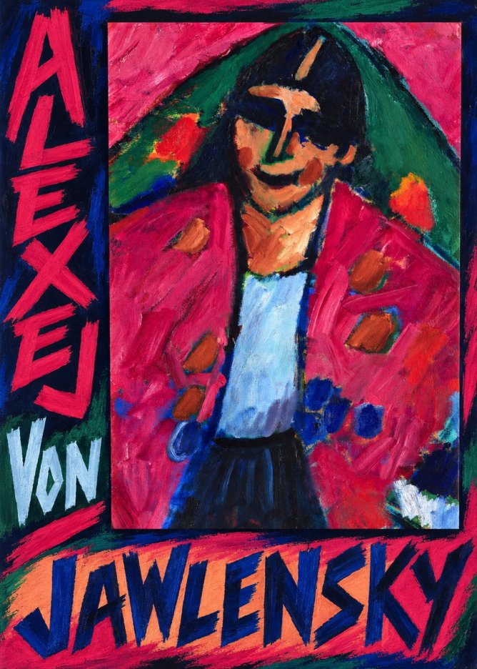 Alexej von Jawlensky Head of a Man No5 - Poszter