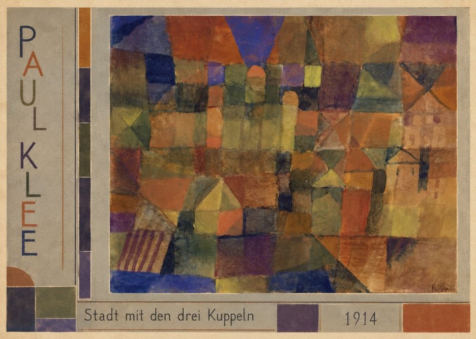 Paul Klee Stadt Mit Den Drei Kuppeln No2 - Poszter