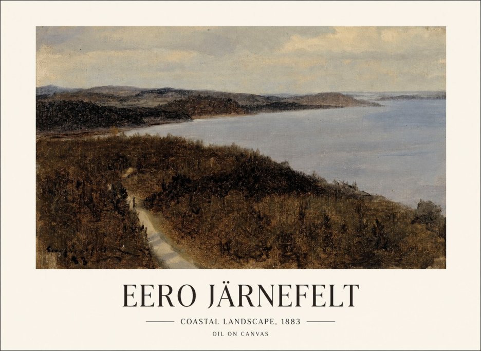 Eero Järnefelt Coastal Landscape, 1883 No1 - Poszter