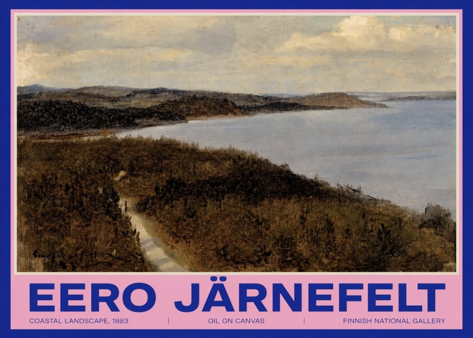 Eero Järnefelt Coastal Landscape, 1883 No3 - Poszter