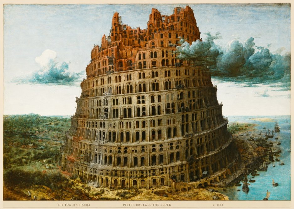Pieter Bruegel The Tower of Babel III No6 - Poszter
