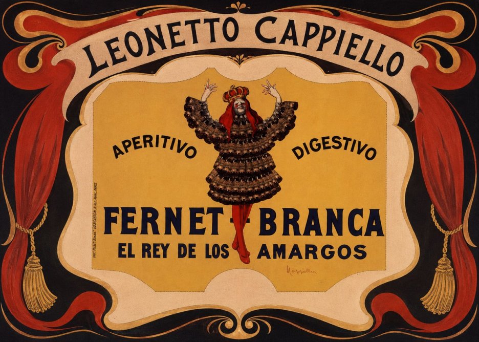 Leonetto Cappiello Fernet Branca No4 - Poszter
