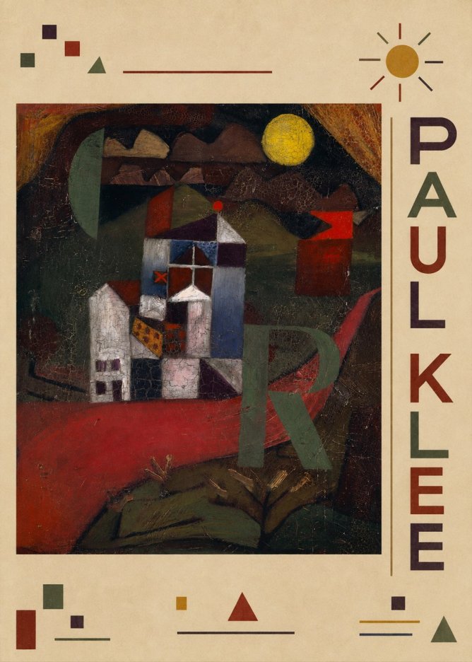 Paul Klee Villa R • 1919 No5 - Poszter