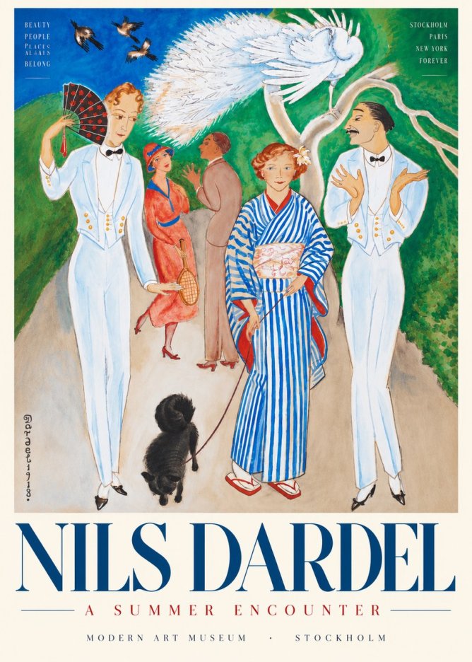 Nils Dardel A Brighter World No5 - Poszter