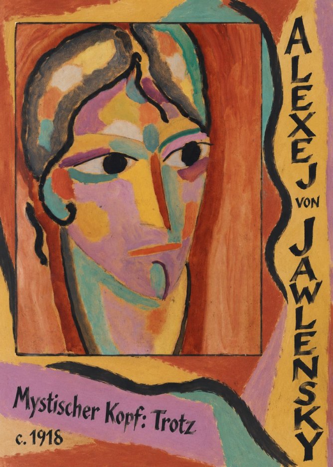 Alexej von Jawlensky Mystischer Kopf: Trotz No2 - Poszter