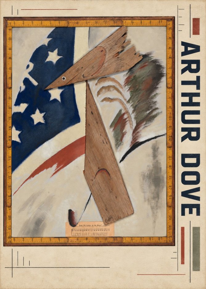 Arthur Dove The Flag No3 - Poszter