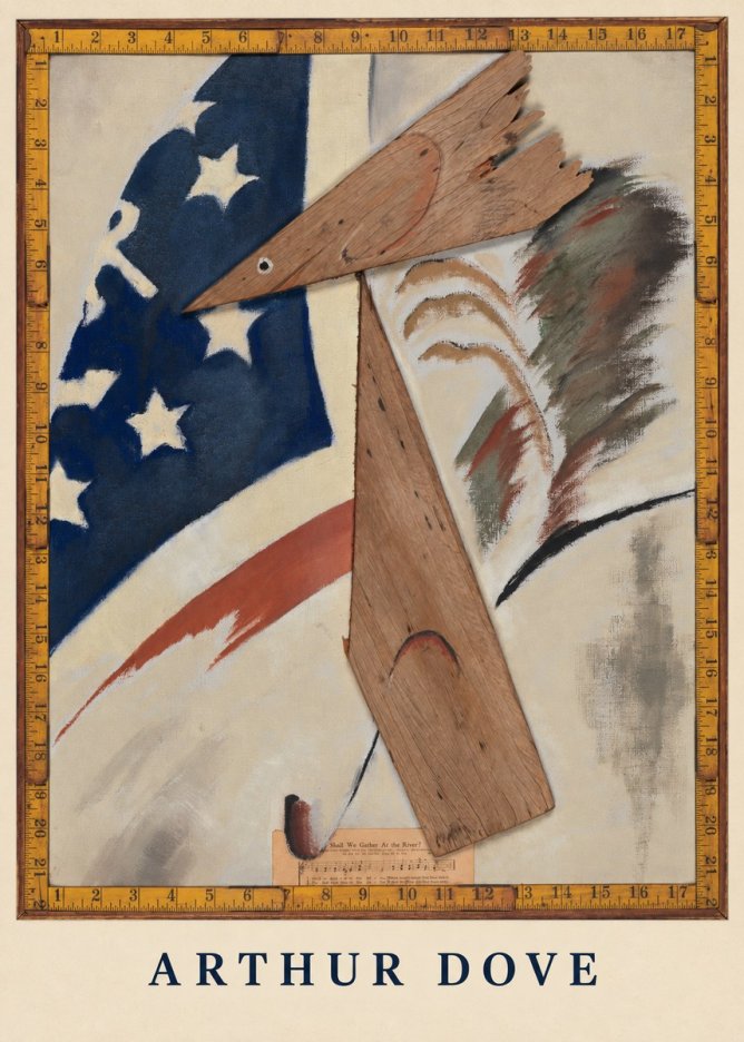 Arthur Dove The Flag No5 - Poszter