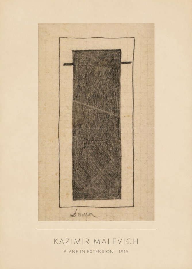Kazimir Malevich Plane in Extension No4 - Poszter