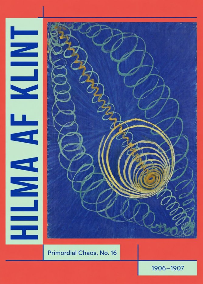 Hilma af Klint Primordial Chaos, No. 16 No5 - Poszter