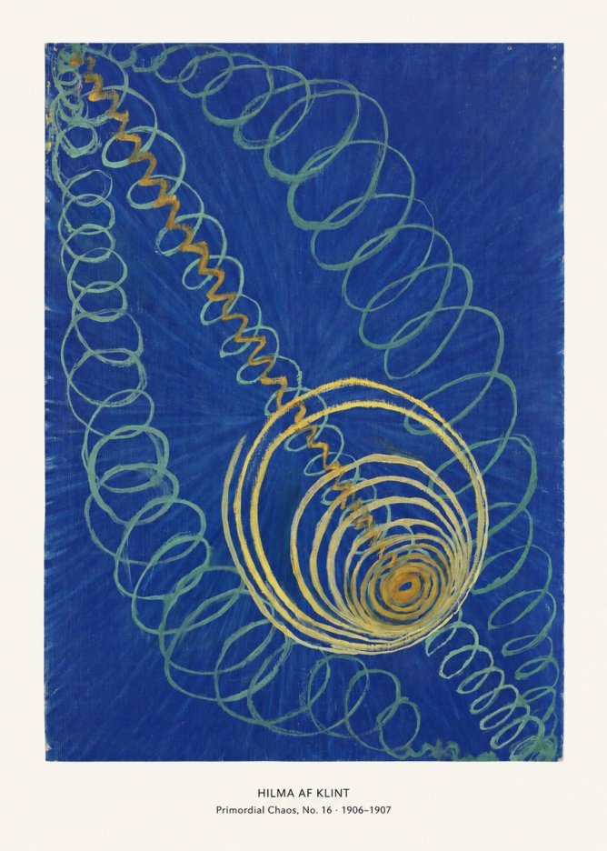 Hilma af Klint Primordial Chaos, No. 16 No6 - Poszter