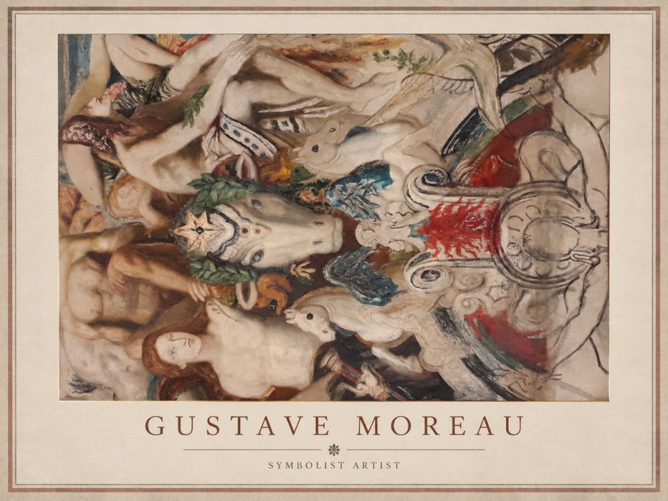 Gustave Moreau Mythological Composition No1 - Poszter