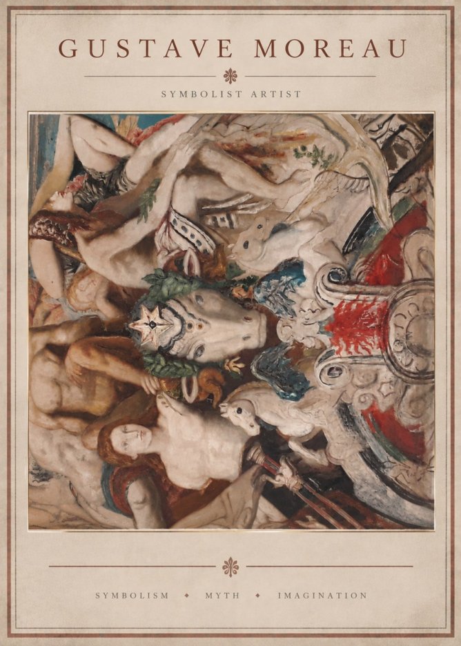 Gustave Moreau Mythological Composition No4 - Poszter