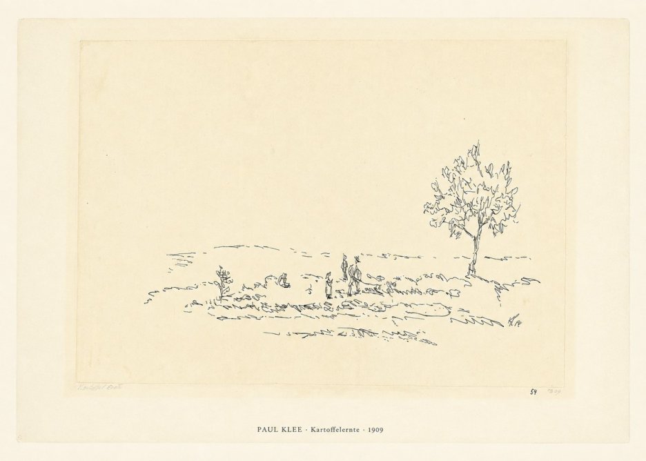 Paul Klee Kartoffelernte · 1909 No6 - Poszter