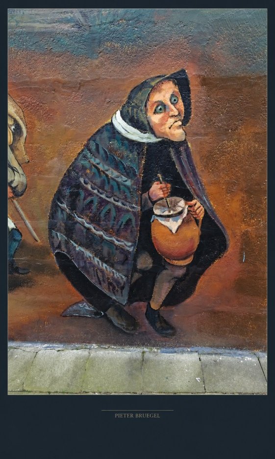 Pieter Bruegel The Beggar Woman with Jug No4 - Poszter