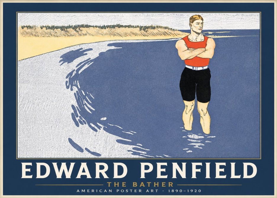 Edward Penfield The Bather No1 - Poszter