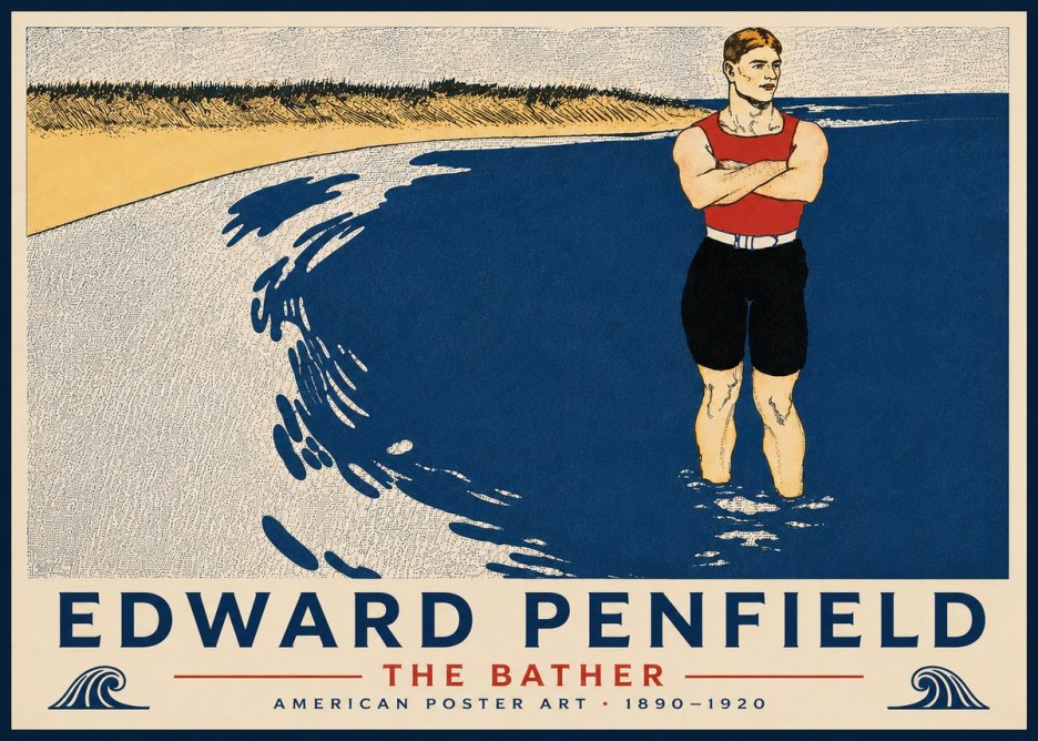 Edward Penfield The Bather No6 - Poszter