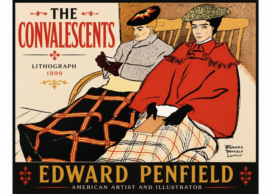 Edward Penfield The Convalescents No6 - Poszter