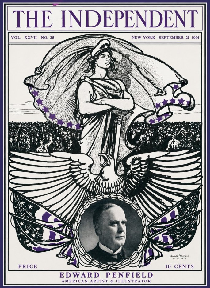 Edward Penfield The Independent No1 - Poszter