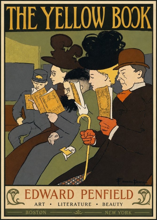 Edward Penfield The Yellow Book II No4 - Poszter