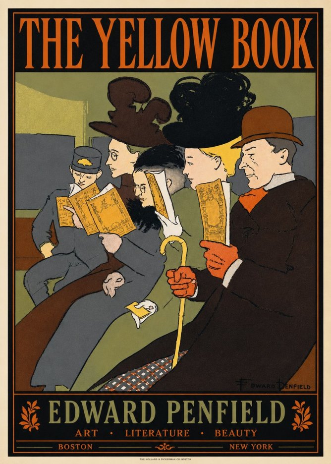 Edward Penfield The Yellow Book II No5 - Poszter