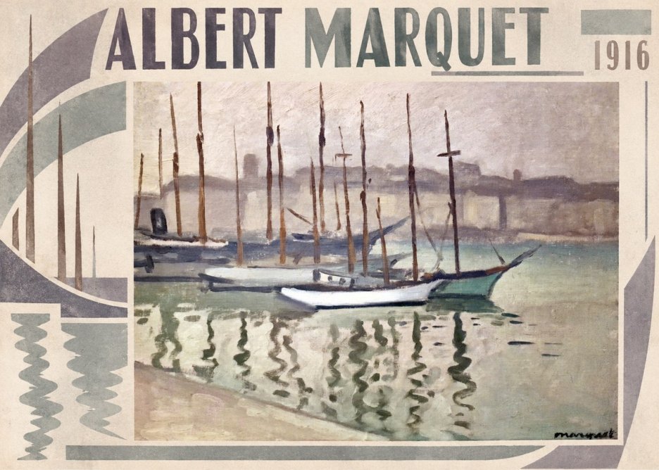 Albert Marquet Le Port Du Havre No5 - Poszter