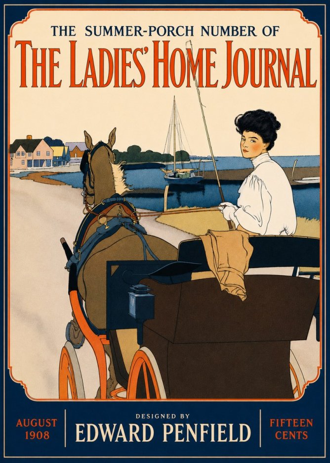 Edward Penfield The Ladies' Home Journal No4 - Poszter