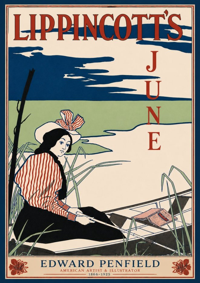 Edward Penfield Lippincott's June No6 - Poszter