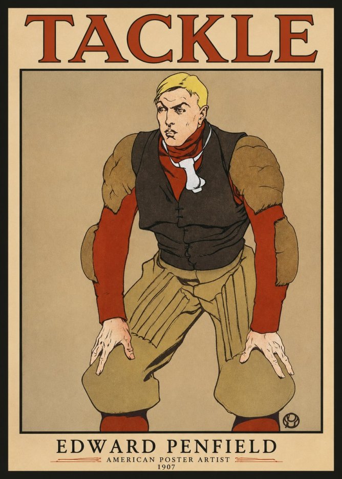 Edward Penfield Tackle No1 - Poszter