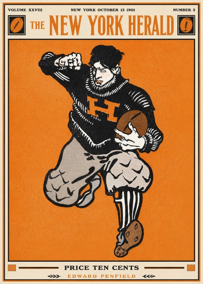 Edward Penfield The New York Herald No1 - Poszter
