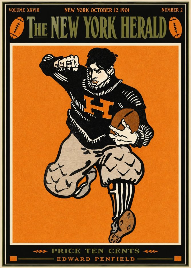 Edward Penfield The New York Herald No2 - Poszter