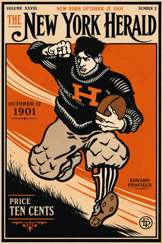 Edward Penfield The New York Herald No3 - Poszter